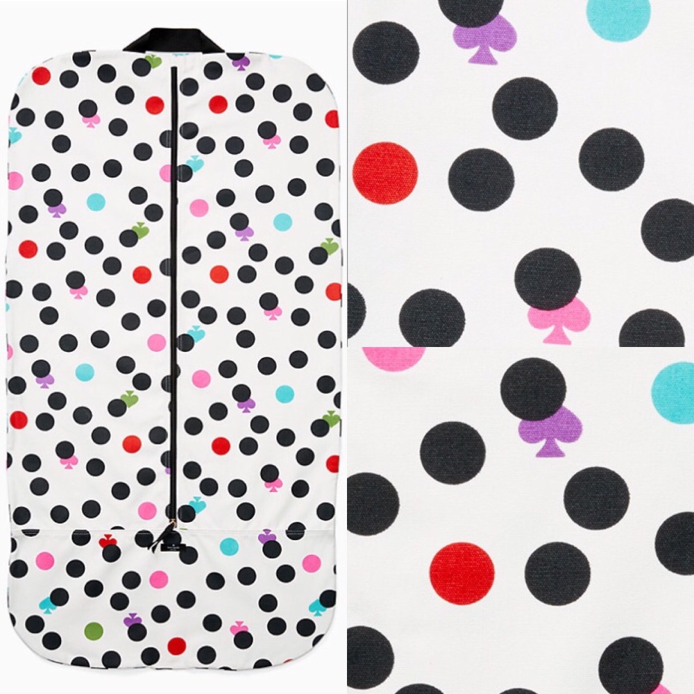Kate Spade Garment Bag & Ann Taylor Silk Eye Mask